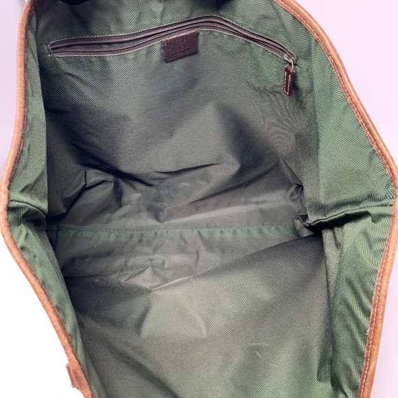 Authentic Gucci shoulder bag fabric leather mix - Picture 15 of 15